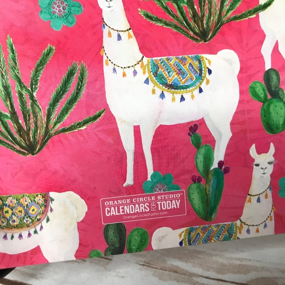 2020 Orange Circle Studio Desert Llamas Planner - Picture 8 of 8